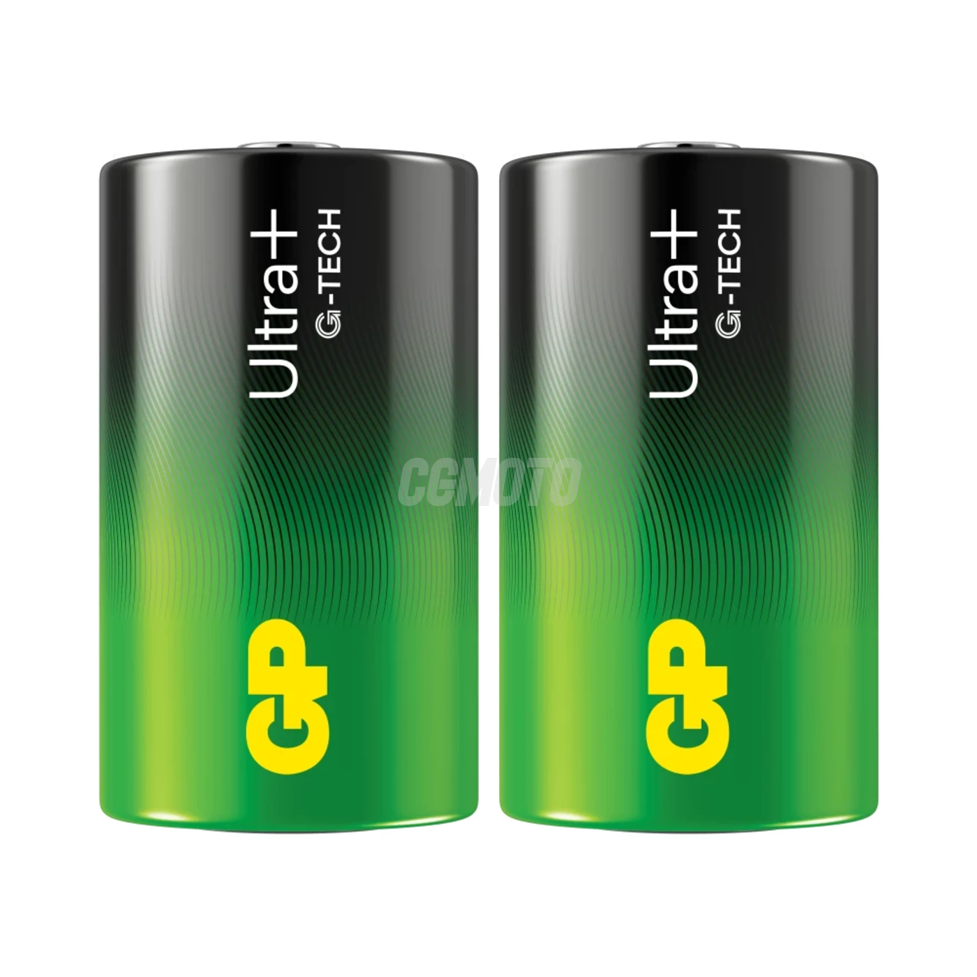 2 alkaline batterier D 1,5 V Ultra Plus 