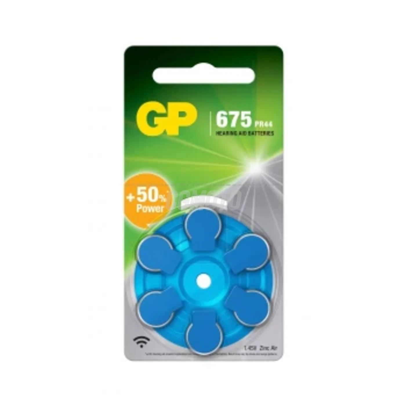 6 zink-luft høreapparat batterier A675 1,45 V 6 zink-luft høreapparat batterier A675 1,45 V