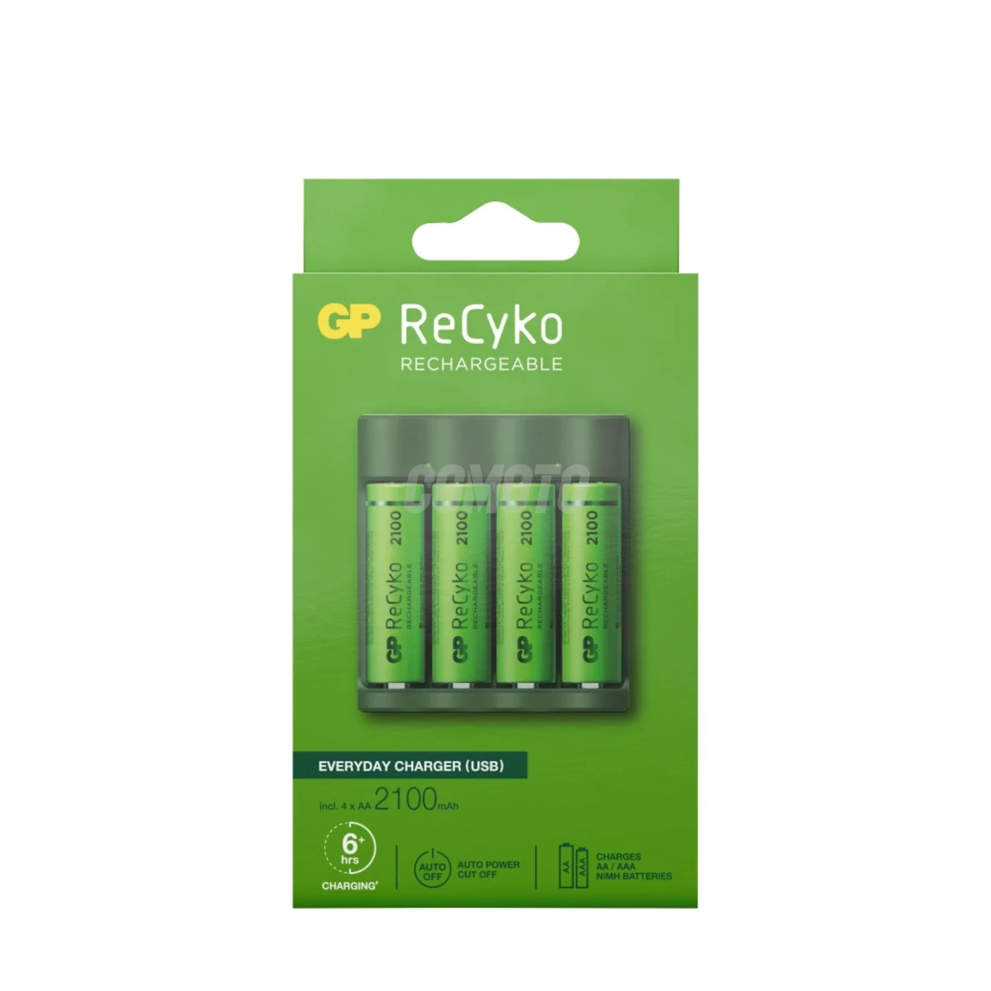 Chargeur 6 heures GP B421 (USB) + 4 accus AA 2000 mAh