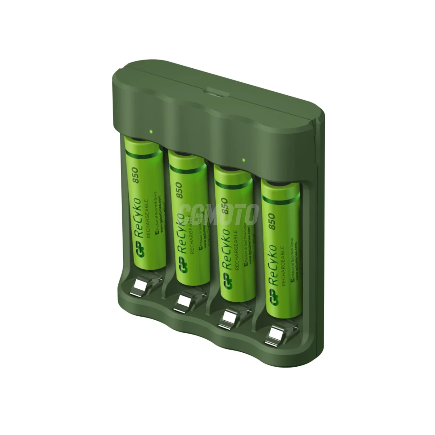 Chargeur 6 heures GP B421 (USB) + 4 accus AAA 850 mAh