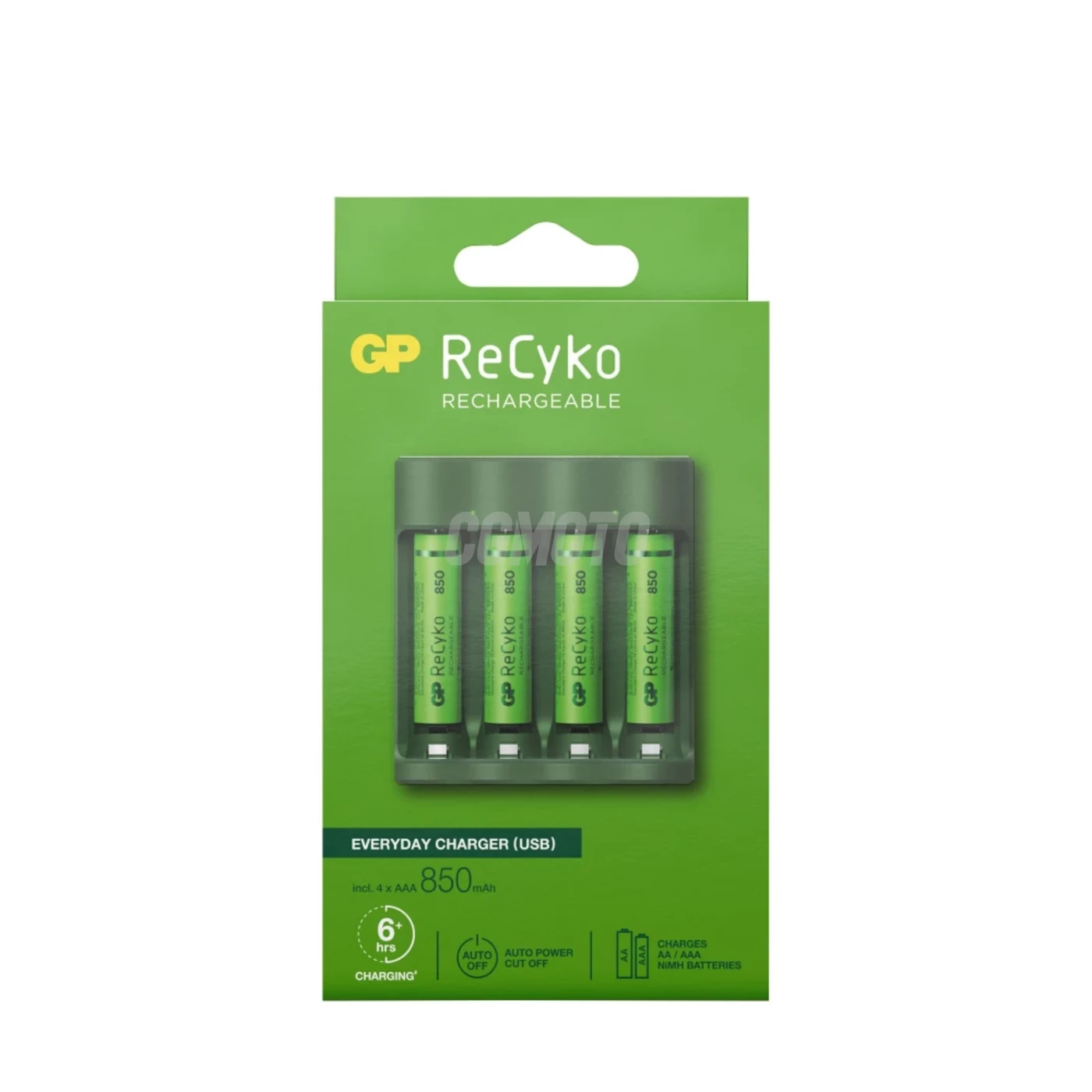 Chargeur 6 heures GP B421 (USB) + 4 accus AAA 850 mAh
