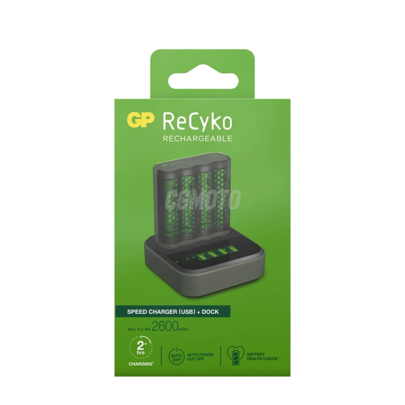 Chargeur rapide 2-4 heures M451 USB + 4 accus AA  2600 mAh + station D451
