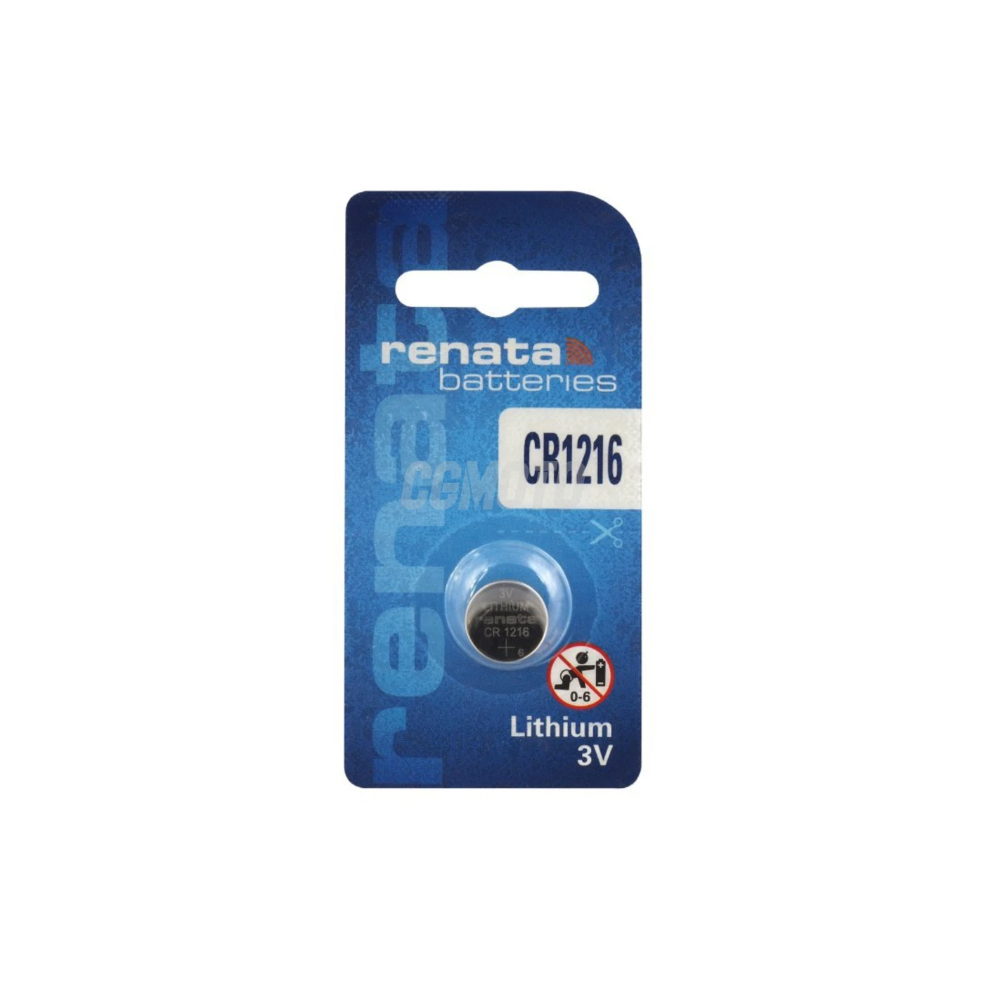 Renata CR1216 lithium x 1 batteri Renata CR1216 lithium x 1 batteri
