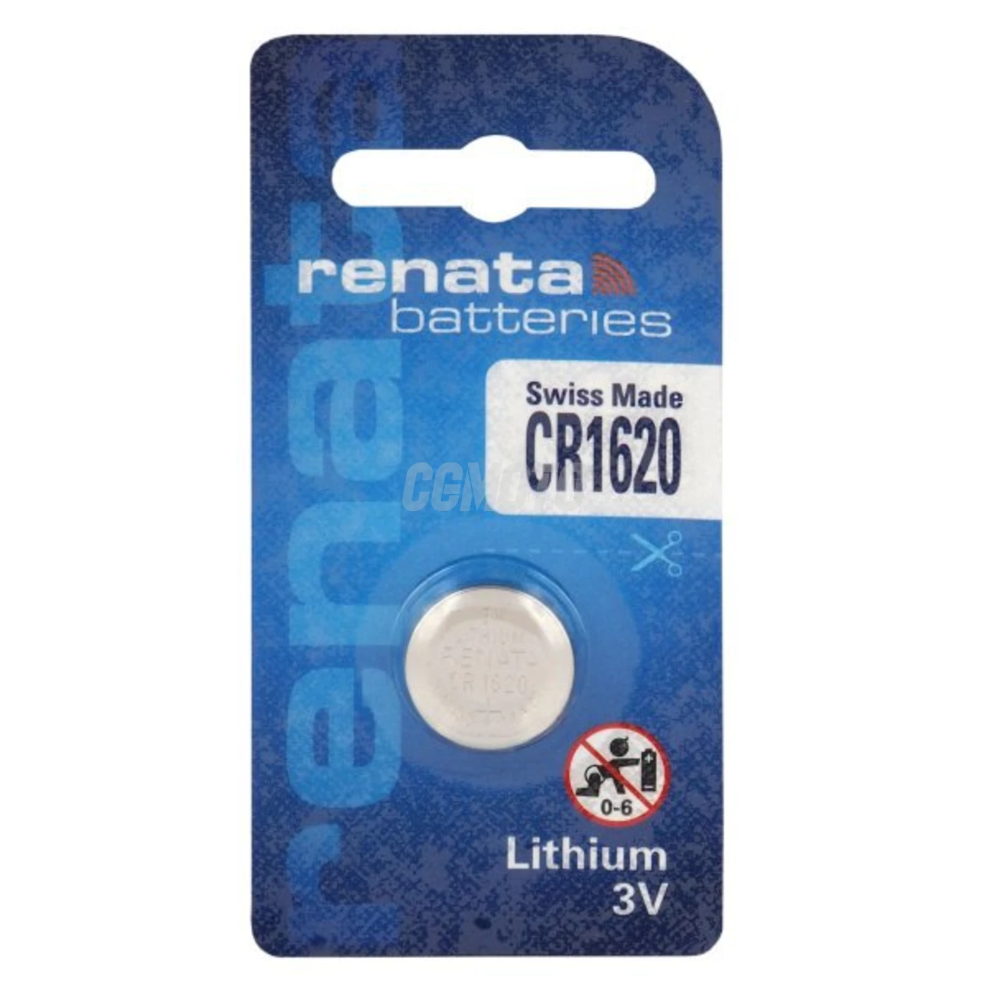 Renata CR1620 lithium x 1 batteri Renata CR1620 lithium x 1 batteri
