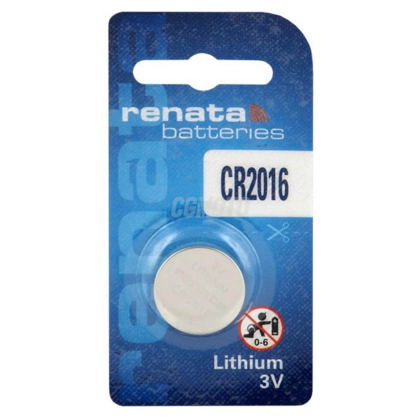 Renata CR2016 lithium x 1 batteri Renata CR2016 lithium x 1 batteri