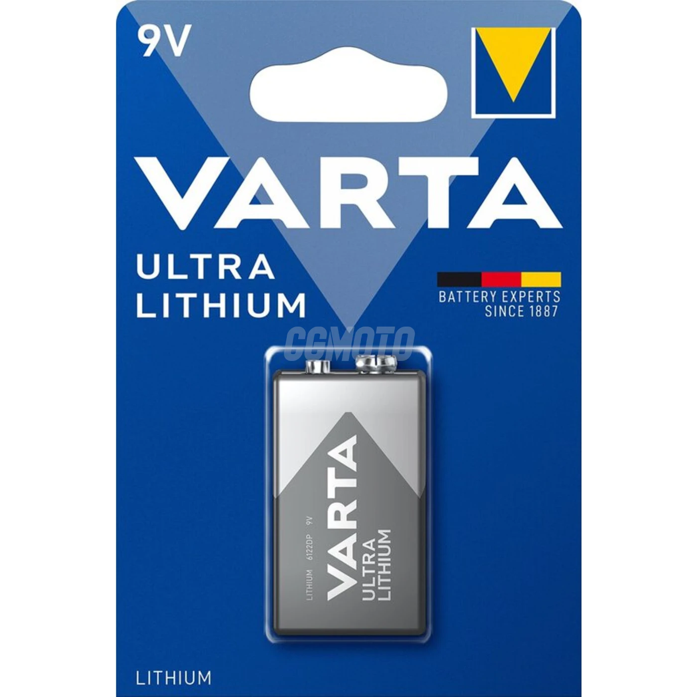 Varta lithium 9V x 1 batteri (blister) Varta lithium 9V x 1 batteri (blister)
