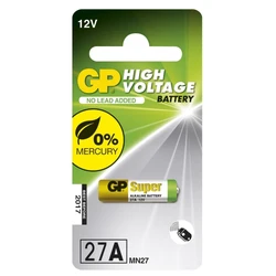 1 x 27A / MN27 - Alkaline batteri - 12V - GP Battery 1 x 27A / MN27 - Alkaline batteri - 12V - GP Battery