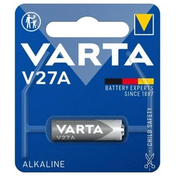 Varta 27A alkalisk til bilfjernbetjening x 1 batteri (blister) Varta 27A alkalisk til bilfjernbetjening x 1 batteri (blister)