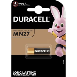 Duracell 27A til bil fjernbetjening x 1 batteri Duracell 27A til bil fjernbetjening x 1 batteri