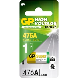 1 x GP 476A / 4LR44 / A544 / PX28A Alkaline batteri - 6V - GP Battery