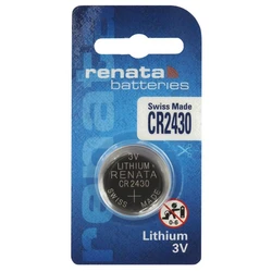 Renata CR2430 lithium x 1 batteri Renata CR2430 lithium x 1 batteri
