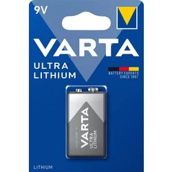 Varta lithium 9V x 1 batteri (blister)
