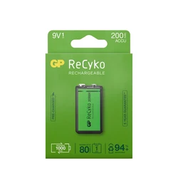 1 pile rechargeables NIMH 6LF22 9 V Recyko 200 mAh 1 pile rechargeables NIMH 6LF22 9 V Recyko 200 mAh