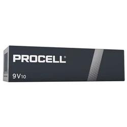 Duracell Procell 6LR61/9V x 10 alkaliske batterier Duracell Procell 6LR61/9V x 10 alkaliske batterier