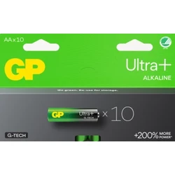 10 alkaline batterier AAA 1,5 V Ultra Plus 