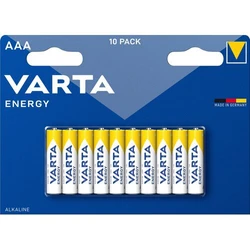 Varta ENERGY LR03/AAA x 10 batterier (blister) Varta ENERGY LR03/AAA x 10 batterier (blister)