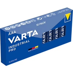 Varta Industrial PRO LR03/AAA x 10 batterier Varta Industrial PRO LR03/AAA x 10 batterier