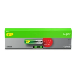 12 x AA / LR6 1.5 V Alkaline batteri - GP Battery