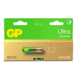 12 alkaline batterier AA 1,5 V Ultra 