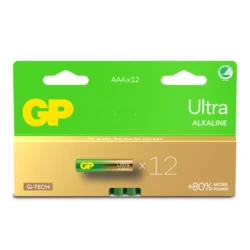 12 alkaline batterier AAA 1,5 V Ultra 