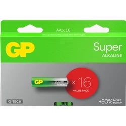 16 x AAA / LR03 SUPER - Alkaline batteri - 1,5V - GP Battery