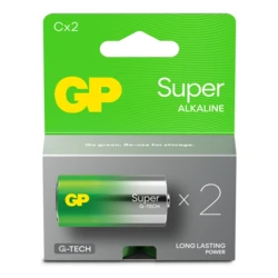 2 alkaline batterier AAA 1,5 V Super 