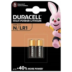 Duracell LR1/N/E90/910A/LR01 x 2 batterier Duracell LR1/N/E90/910A/LR01 x 2 batterier