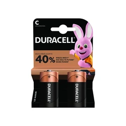 Duracell LR14 C x 2 alkaline batterier Duracell LR14 C x 2 alkaline batterier