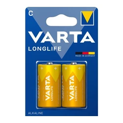 Varta LONGLIFE LR14/C x 2 batterier (blister)