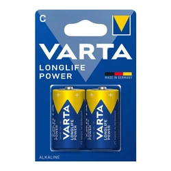 Varta LONGLIFE Power LR14/C x 2 batterier (blister) Varta LONGLIFE Power LR14/C x 2 batterier (blister)