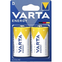 Varta ENERGY LR20/D x 2 batterier (blister) Varta ENERGY LR20/D x 2 batterier (blister)