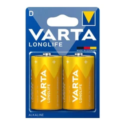 Varta LONGLIFE LR20/D x 2 batterier (blister)