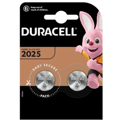 Duracell CR2025 lithium x 2 batterier Duracell CR2025 lithium x 2 batterier