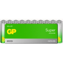 20 x AAA / LR03 SUPER - Alkaline batteri - 1,5V - GP Battery