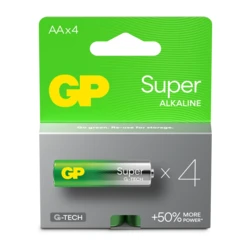 4 x LR6 / AA Alkaline batteri - 1,5V - GP Battery 4 x LR6 / AA Alkaline batteri - 1,5V - GP Battery
