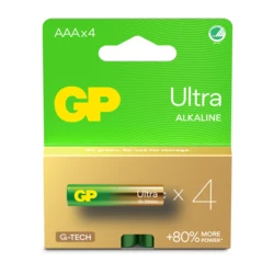 4 alkaline batterier AAA 1,5 V Ultra 