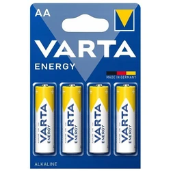 Varta ENERGY LR6/AA x 4 batterier (blister) Varta ENERGY LR6/AA x 4 batterier (blister)