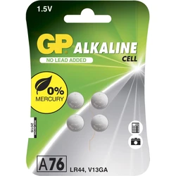 4 alkaline knapceller batteriers LR44 1,5 V 4 alkaline knapceller batteriers LR44 1,5 V