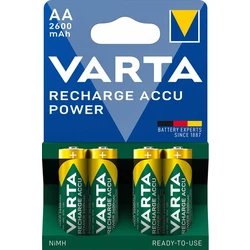 Varta Ready2Use LR6/AA Ni-MH 2600 mAh x 4 genopladelige batterier