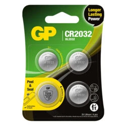 4 lithium knapcelle batterier CR2032 3 V 4 lithium knapcelle batterier CR2032 3 V