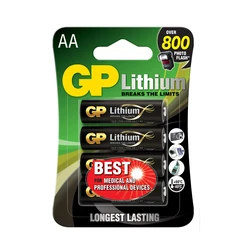 4 lithiumbatterier AA 1,5 V 4 lithiumbatterier AA 1,5 V