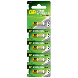 5 x 27A / MN27 - Alkaline batteri - 12V - GP Battery