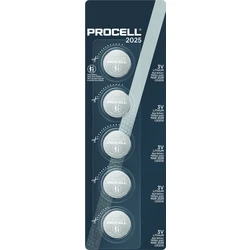 Duracell Procell CR2016 x 5 lithium batterier