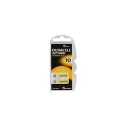 Duracell ActivAir 10 MF til høreapparater x 6 batterier