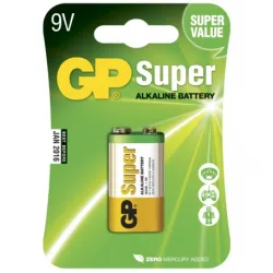 9V / 6LR61 Alkaline batteri - GP Battery 9V / 6LR61 Alkaline batteri - GP Battery