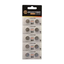 AG12 10 alkaline knapcelle batteri AG12 / LR43 / 386 1,5V Cellectron AG12 10 alkaline knapcelle batteri AG12 / LR43 / 386 1,5V Cellectron