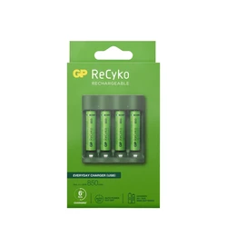 Chargeur 6 heures GP B421 (USB) + 4 accus AAA 850 mAh Chargeur 6 heures GP B421 (USB) + 4 accus AAA 850 mAh