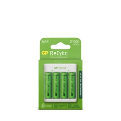 Chargeur classique GP E411 + 4 accus AA 2000 mAh Chargeur classique GP E411 + 4 accus AA 2000 mAh