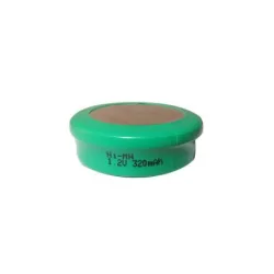 NiMH 320 mAh knapcelle batteri - 1,2V - Evergreen