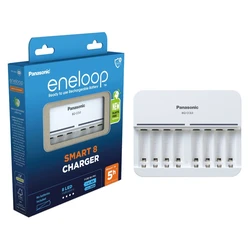 Panasonic Eneloop Genopladelig batterioplader BQ-CC63 NI-MH EKO Panasonic Eneloop Genopladelig batterioplader BQ-CC63 NI-MH EKO